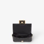 FENDI Baguette® Mini Black leather bag - Image 3